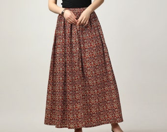 Woman Skirts, Cotton Skirt, Occasion Skirt, Skirted, Boho Maxi Skirt, Skirts, Zara Skirt, Gathered Skirt, Maxi Skirt for Women, Skirt Indian