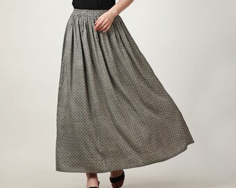 Woman Skirts, Skirt, Ladies Skirt, Skirts for Women, Grey Skirt, Maxi Skirts for Women, A Line Skirt, Flare Skirts, Hippy Skirt, Flare Skirt