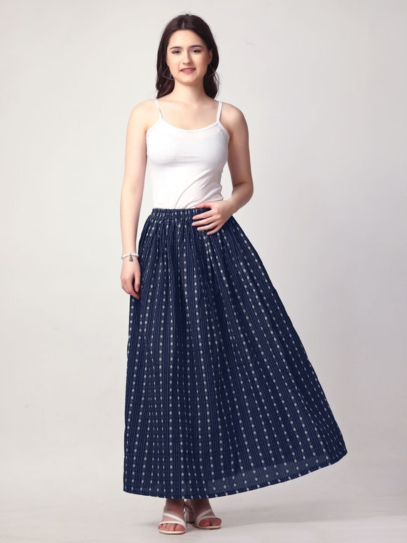 Blue Skirt Skirt Black Cotton Skirt Occasion Skirt Skirted Boho Maxi Skirt Skirts Zara Skirt Gathered Skirt Cotton Skirts for Women Etsy Ireland