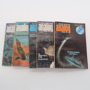 Lote de revista de ciencia ficción analógica vintage de 1971 - Lote #7