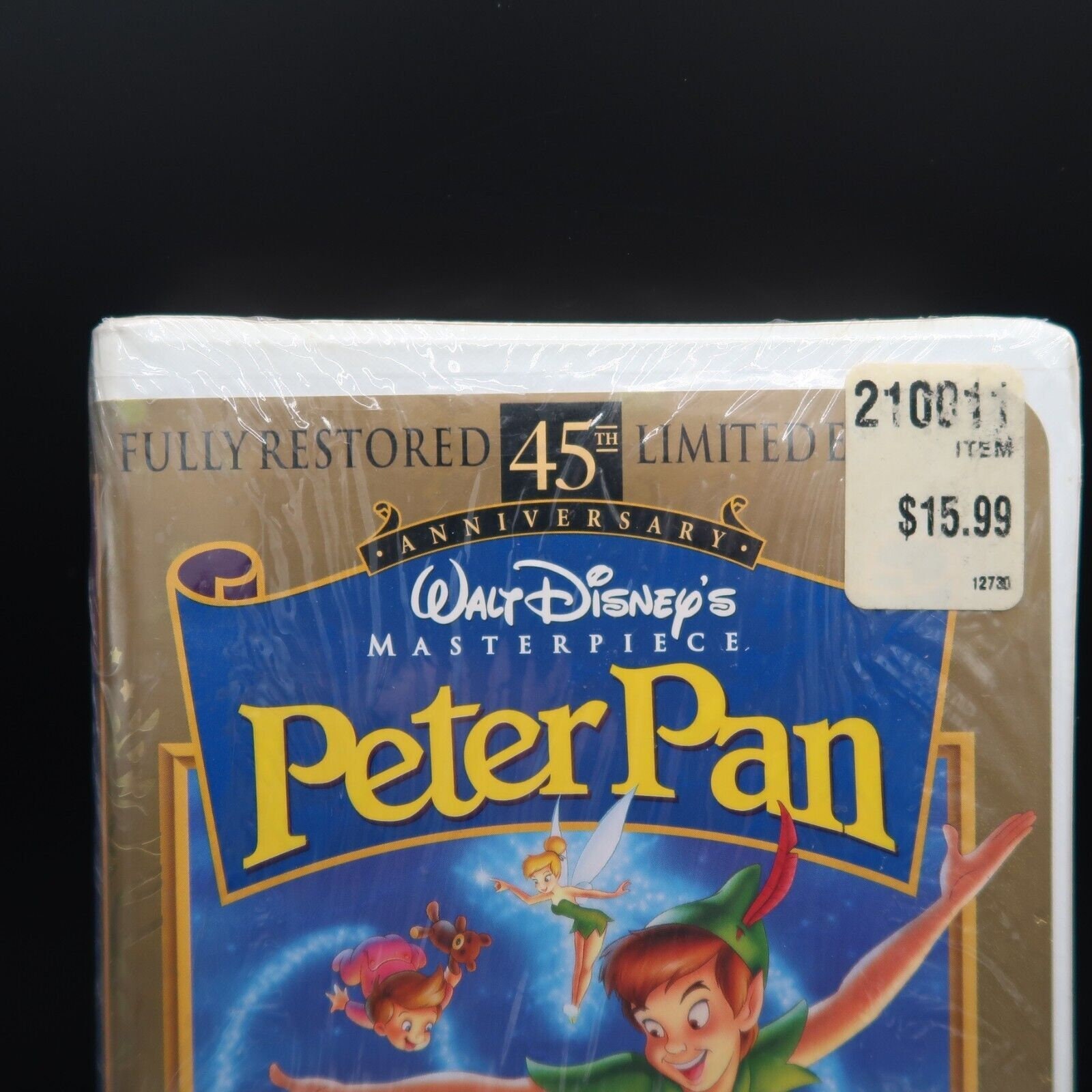 Disney Masterpiece Collection Peter Pan 45th Anniversary VHS