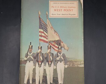 Programma "Conosci la tua America" della Società Geografica Americana: West Point, edizione vintage del 1965