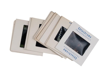 Diapositivas de 35 mm Lote de 12 Vintage 1970s Abstracto Arquitectura Naturaleza Agua Río