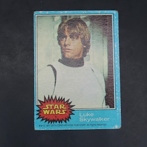 Skywalker 1977 topps - Etsy 日本