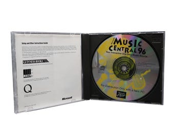 Microsoft MS Home Music Central 96 Promotional CD Rom Software