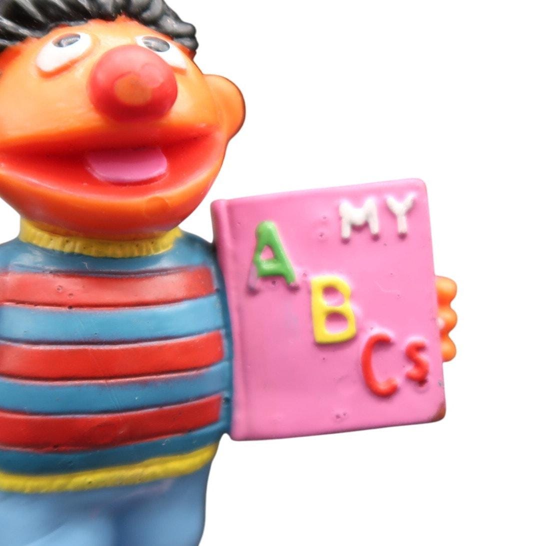 Applause Sesame Street Ernie PVC Figure Topper Apple & ABC Vintage