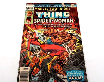 Deux-en-un Marvel #30 - Marvel Comics - 1977 - Numéro clé Spider Woman