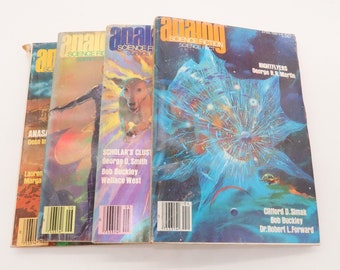 Vintage 1980 Analog Science Fiction Magazine Lot George RR Martin - Lot #16