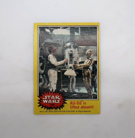 Vintage Star Wars Trading Card Lot Yellow Border 1977 No