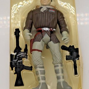 Vintage Star Wars Action Figur Han Solo Hoth Gear Power of the Force Kenner