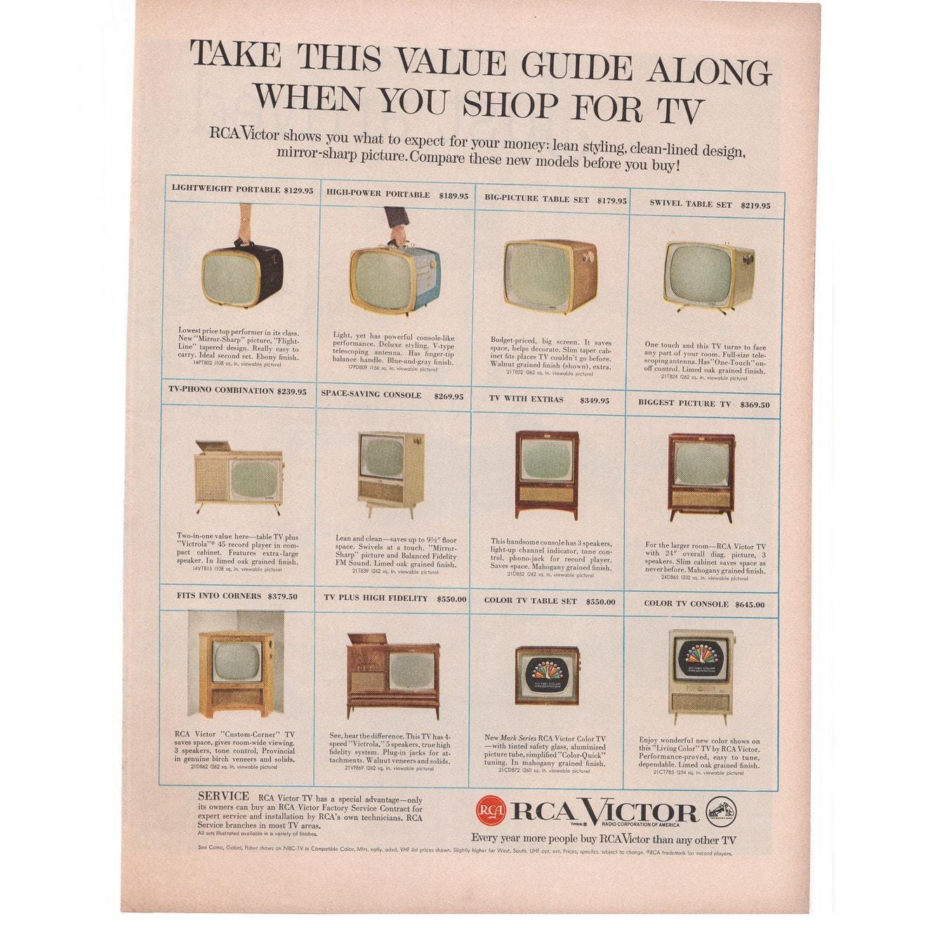 Vintage rca victor television - Etsy 日本