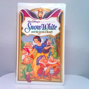 Snow White and the Seven Dwarfs VHS (1994) Walt Disney&#39;s Masterpiece Collection