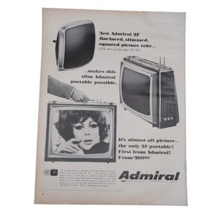 1960s vintage portable television - Etsy 日本