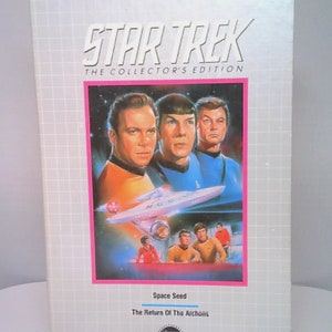 Star Trek Collectors Editions VHS Space Seed / Return of the Archons Vintage