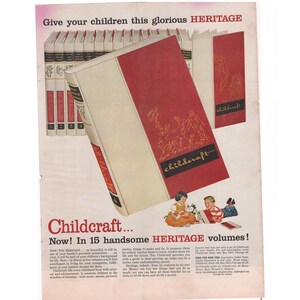 Vintage Childcraft Book Set - Etsy