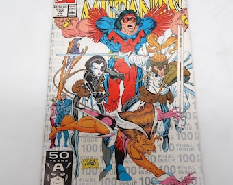 Nouveaux mutants # 100 Marvel Comics 1991, troisième édition, numéro clé, premier X-Force
