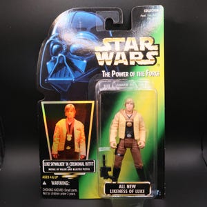Star Wars Power of the Force Luke zeremonielles Outfit Actionfigur 1996 Vintage
