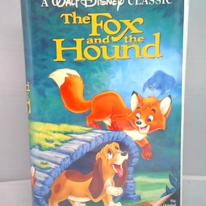 The Fox and the Hound Black Diamond Classics Walt Disney VHS Vintage UNTESTED