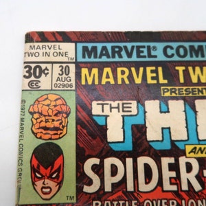 Marvel Two-in-One 30 Marvel Comics 1977 Spider Woman Key Issue image 2