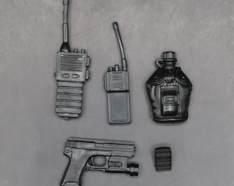 1:6 Scale Action Figure Military Accessories 12 in Set of 5 Vintage