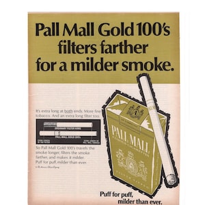 Pall Mall Gold 100s