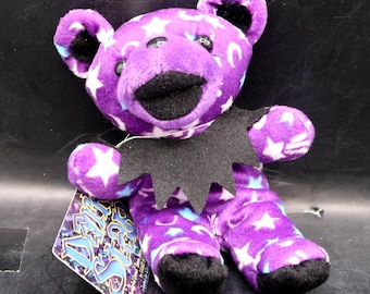 Grateful Dead 4th Generation Liquid Blue Plush Bear, Beanie Bear