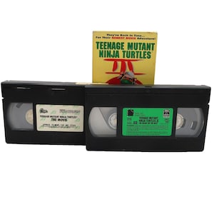 Teenage Mutant Ninja Turtles VHS Set of 3 FHE New Line Vintage Tested