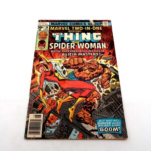 Marvel Two-in-One 30 Marvel Comics 1977 Spider Woman Key Issue image 1