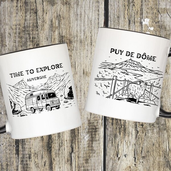 Mug céramique Auvergne 330 ml ou 450 ml