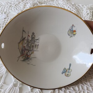 Decorative plate Ceramics vintage Plate for sweets and dried fruits Cozy home Vintage plate German porcelain