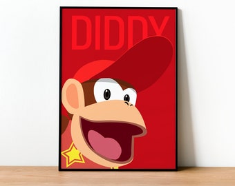 ドンキーコング64 - ポスター13x19 - Etsy 日本