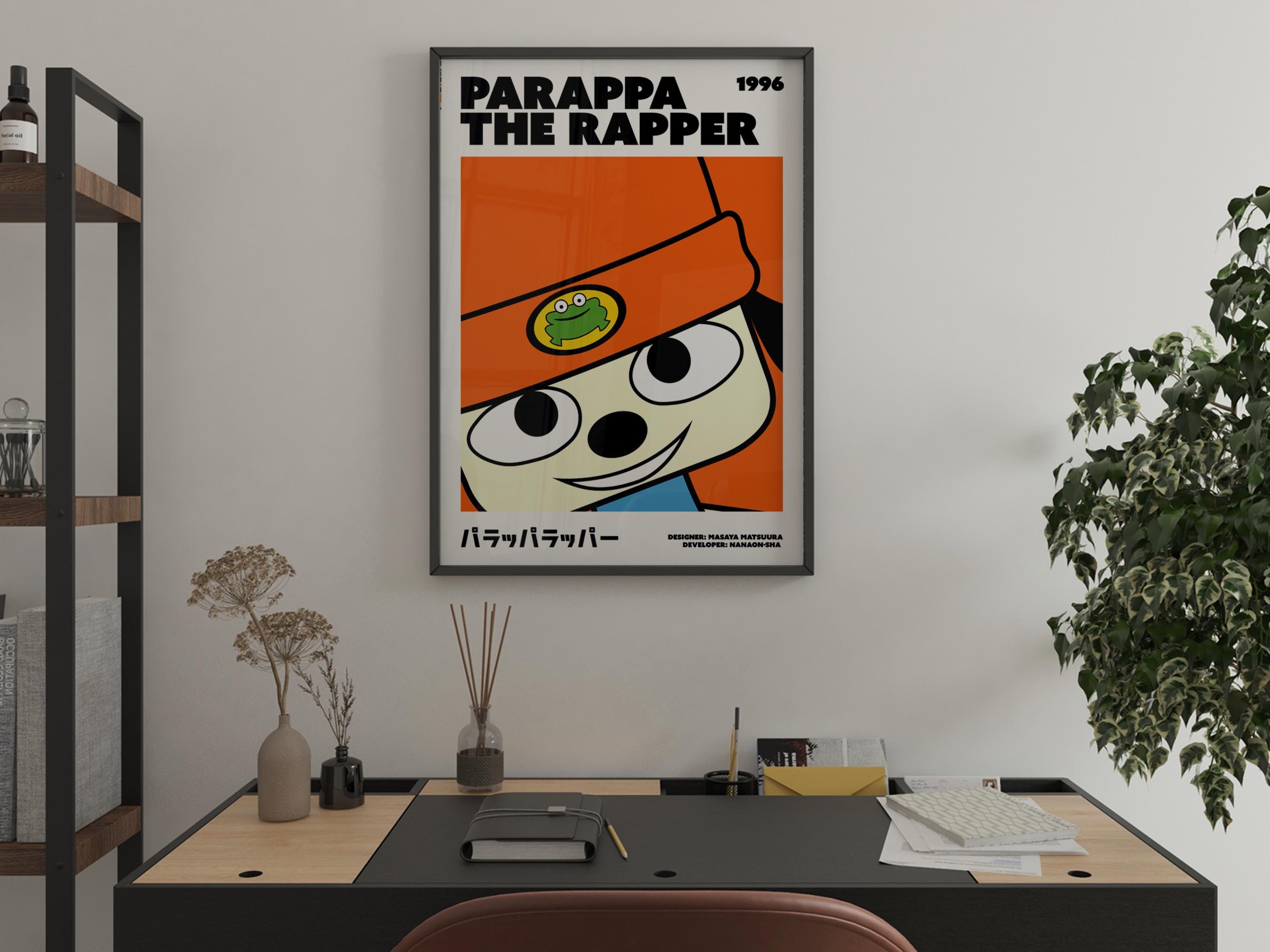 Parappa the Rapper Poster Print - Wall Art, Gaming, Geek, Gamer, for ...