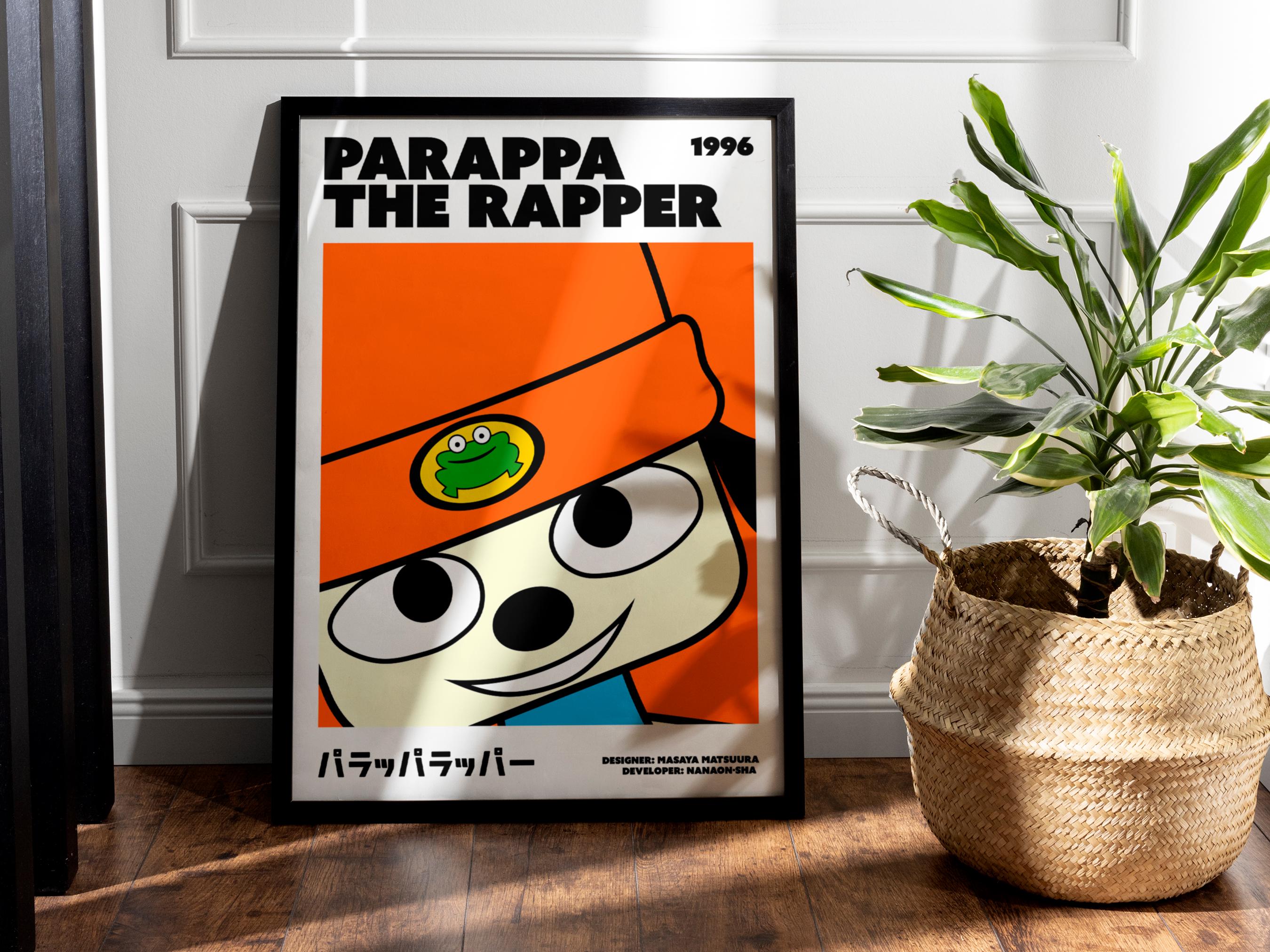 Parappa the Rapper Poster Print - Wall Art, Gaming, Geek, Gamer, for ...