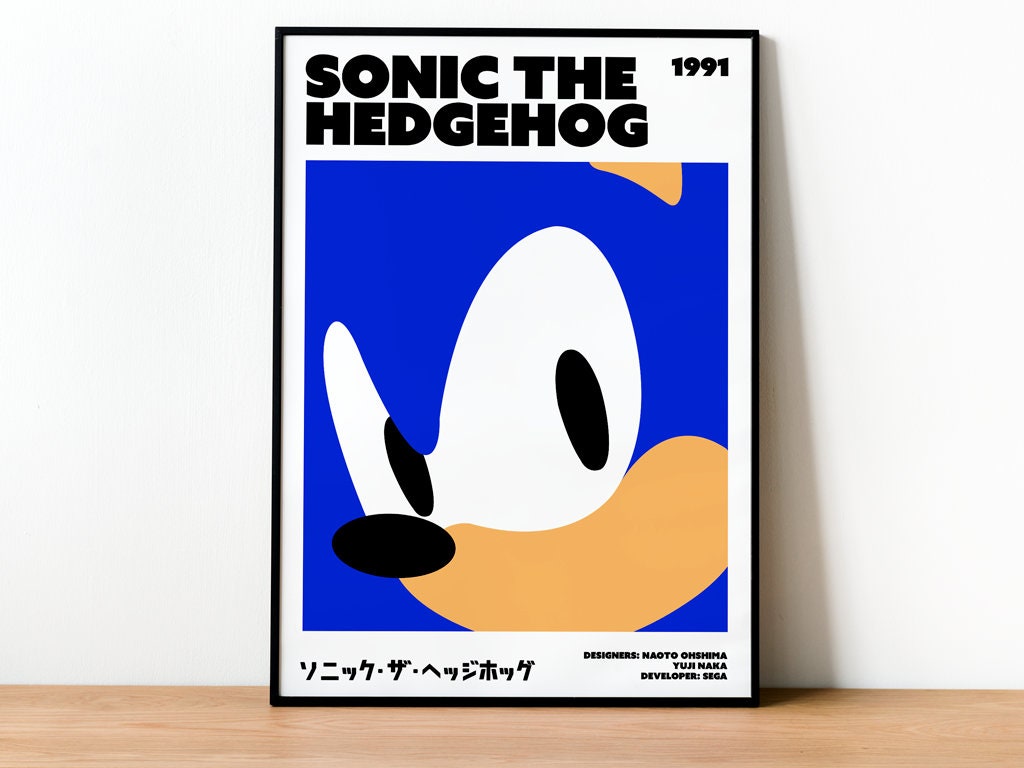 SEGA SONIC THE HEDGEHOG MANIA POSTER NEW 24X36 FREE SHIPPING