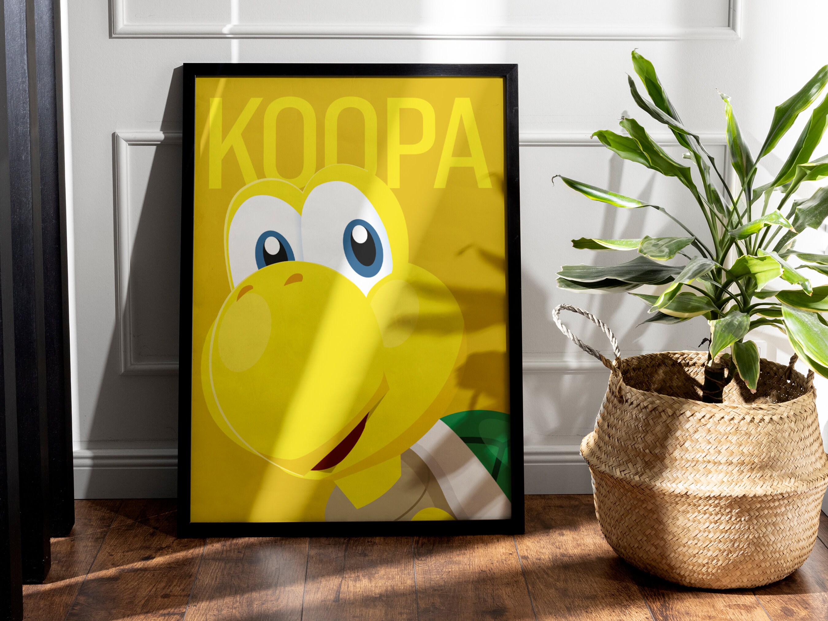 Koopa Troopa Poster Print - Wall Art, Gaming, Geek, Gamer, for Him, for ...