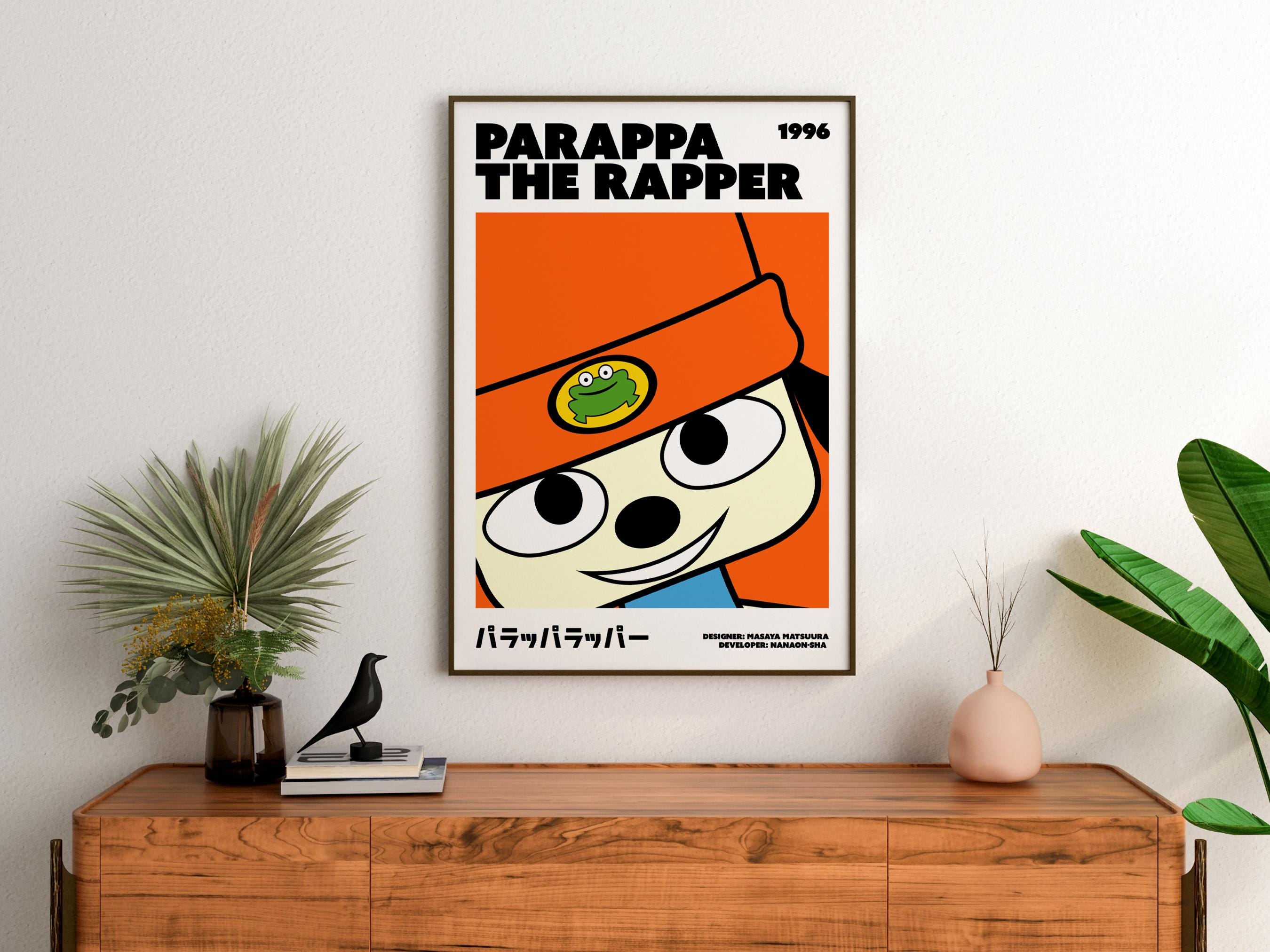 Parappa the Rapper Poster Print - Wall Art, Gaming, Geek, Gamer, for ...