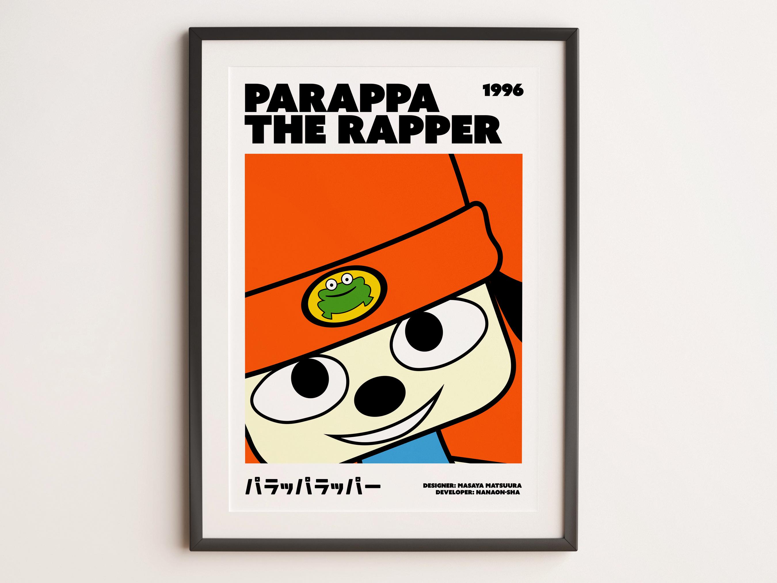 Parappa the Rapper Poster Print - Wall Art, Gaming, Geek, Gamer, for ...