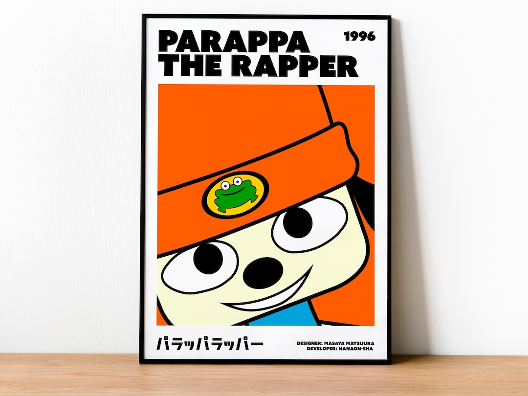 Parappa the Rapper Poster Print - Wall Art, Gaming, Geek, Gamer, for ...