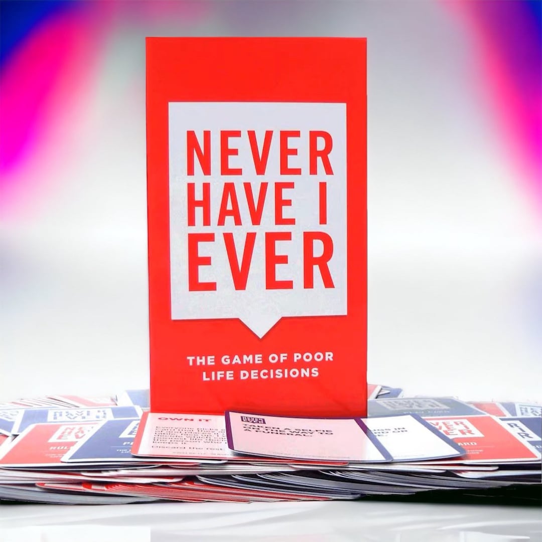 Never Have I Ever Card Game Party - Etsy