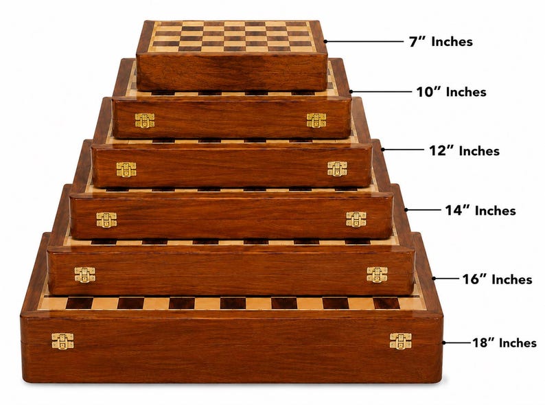 Personalisiertes Holzschachset mit Aufbewahrung, magnetisches faltbares Reiseschachbrett mit extra Königin, Geburtstagsgeschenk für Kinder, tragbares Schach. Bild 5