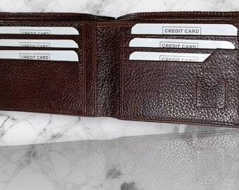 Personalized Leather Wallet, Handmade Bifold Wallet, Groomsmen Wallet, Custom Wallet, Best Gift for Dad, Boyfriend Gifts