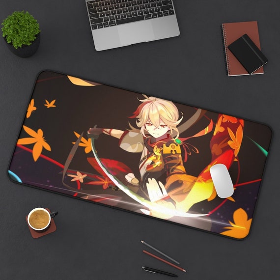 Kazuha Genshin Impact Desk Mat Kazuha Mouse Pad Kazuha Desk Etsy
