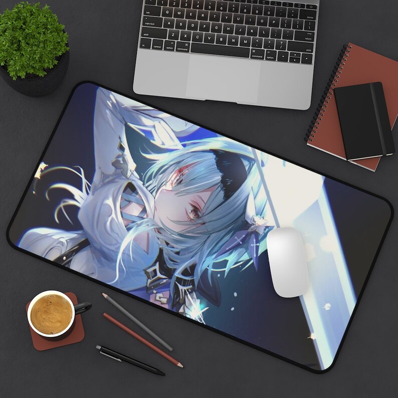Eula Genshin Impact Desk Mat Eula Mouse Pad Eula Desk Mat Etsy Italia