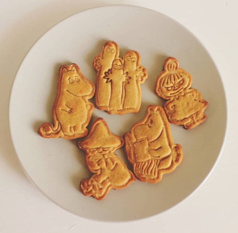 Moomin Cookie Cutters 7 1 Bonus Characters Pack Etsy