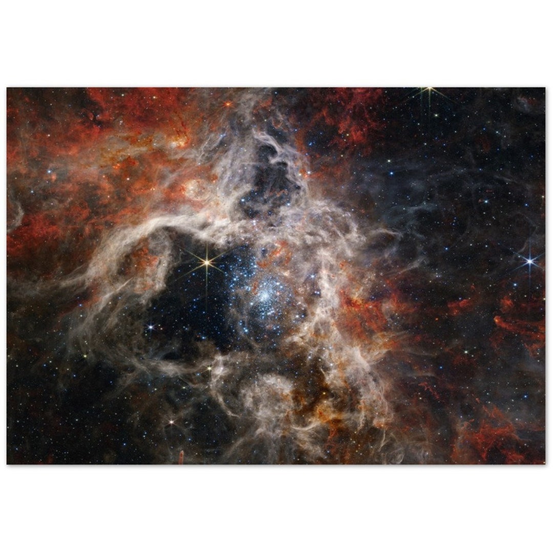 NASA - Poster - 8. Tarantula Nebula (nircam Image) - James Webb Space ...