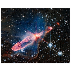NASA - Poster - Aluminum - 22. Herbig-Haro 46/47 (NIRCam Image) - James Webb Space Telescope