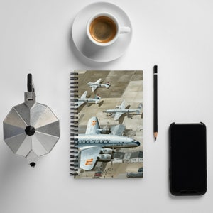 Thijs Postma - Spiral notebook - Lockheed L-049 Constellation PH-TAU Low Pass Schiphol 1947