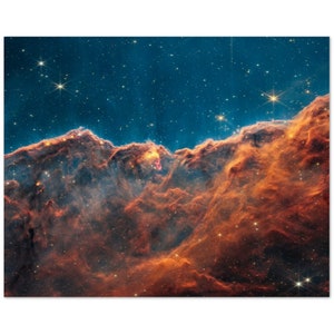 NASA - Poster - 13. Carina Nebula Jets (NIRCam Image) - James Webb Space Telescope