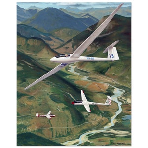 Thijs Postma - Poster - Gliders Over France