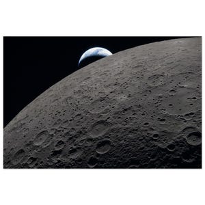 NASA - Poster - En nedåtgående jord - Artemis II